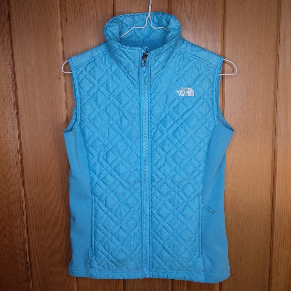 NORTH FACE Light Blue Vest Size XS